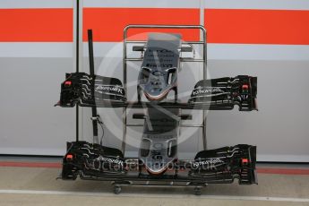 World © Octane Photographic Ltd. Sahara Force India VJM09. Thursday 7th July 2016, F1 British GP Paddock, Silverstone, UK. Digital Ref : 1616LB5D5269