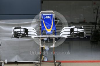 World © Octane Photographic Ltd. Sauber F1 Team C35. Thursday 7th July 2016, F1 British GP Paddock, Silverstone, UK. Digital Ref : 1616LB5D5290