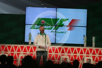 World © Octane Photographic Ltd. F1 Canadian GP – Gianluca Di Tondo at the conference to announce F1 partnership with Heineken, Circuit Gilles Villeneuve, Montreal, Canada. Friday 10th June 2016. Digital Ref :1583LB1D9383