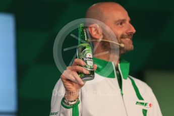 World © Octane Photographic Ltd. F1 Canadian GP – Gianluca Di Tondo at the conference to announce F1 partnership with Heineken, Circuit Gilles Villeneuve, Montreal, Canada. Friday 10th June 2016. Digital Ref :1583LB1D9469