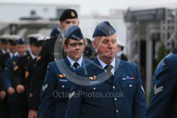 World © Octane Photographic Ltd. Royal Canadian Air Force (RCAF). Sunday 12th June 2016, F1 Canadian GP Drivers’ parade, Circuit Gilles Villeneuve, Montreal, Canada. Digital Ref :1591LB1D2893