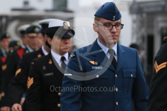 World © Octane Photographic Ltd. Royal Canadian Air Force (RCAF). Sunday 12th June 2016, F1 Canadian GP Drivers’ parade, Circuit Gilles Villeneuve, Montreal, Canada. Digital Ref :1591LB1D2895