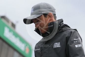 World © Octane Photographic Ltd. Manor Racing – Rio Haryanto. Sunday 12th June 2016, F1 Canadian GP Drivers’ parade, Circuit Gilles Villeneuve, Montreal, Canada. Digital Ref :1591LB1D2938