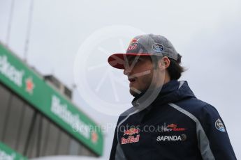 World © Octane Photographic Ltd. Scuderia Toro Rosso – Carlos Sainz. Sunday 12th June 2016, F1 Canadian GP Drivers’ parade, Circuit Gilles Villeneuve, Montreal, Canada. Digital Ref :1591LB1D2965