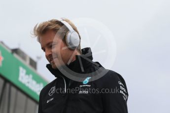 World © Octane Photographic Ltd. Mercedes AMG Petronas – Nico Rosberg. Sunday 12th June 2016, F1 Canadian GP Drivers’ parade, Circuit Gilles Villeneuve, Montreal, Canada. Digital Ref :1591LB1D2974