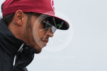 World © Octane Photographic Ltd. Mercedes AMG Petronas – Lewis Hamilton. Sunday 12th June 2016, F1 Canadian GP Drivers’ parade, Circuit Gilles Villeneuve, Montreal, Canada. Digital Ref :1591LB1D3021