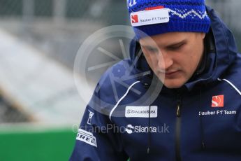 World © Octane Photographic Ltd. Sauber F1 Team – Marcus Ericsson. Sunday 12th June 2016, F1 Canadian GP Drivers’ parade, Circuit Gilles Villeneuve, Montreal, Canada. Digital Ref :1591LB1D3047