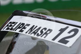 World © Octane Photographic Ltd. Sauber F1 Team – Felipe Nasr. Sunday 12th June 2016, F1 Canadian GP Drivers’ parade, Circuit Gilles Villeneuve, Montreal, Canada. Digital Ref :1591LB1D3056