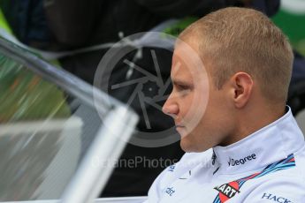 World © Octane Photographic Ltd. Williams Martini Racing, Williams Mercedes – Valtteri Bottas. Sunday 12th June 2016, F1 Canadian GP Drivers’ parade, Circuit Gilles Villeneuve, Montreal, Canada. Digital Ref :1591LB1D3152