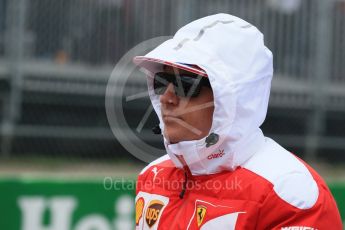 World © Octane Photographic Ltd. Scuderia Ferrari – Kimi Raikkonen. Sunday 12th June 2016, F1 Canadian GP Drivers’ parade, Circuit Gilles Villeneuve, Montreal, Canada. Digital Ref :1591LB1D3155