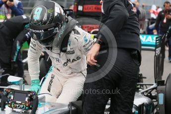 World © Octane Photographic Ltd. Mercedes AMG Petronas W07 Hybrid – Nico Rosberg. Sunday 12th June 2016, F1 Canadian GP Parc Ferme, Circuit Gilles Villeneuve, Montreal, Canada. Digital Ref :1591LB1D3319