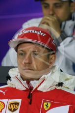 World © Octane Photographic Ltd. F1 Canadian GP FIA Drivers’ Press Conference, Circuit Gilles Villeneuve, Montreal, Canada. Thursday 9th June 2016. Scuderia Ferrari – Kimi Raikkonen. Digital Ref :1582LB1D8820