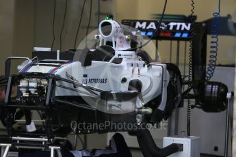 World © Octane Photographic Ltd. Williams Martini Racing, Williams Mercedes FW38 – Valtteri Bottas. Thursday 9th June 2016, F1 Canadian GP Pitlane, Circuit Gilles Villeneuve, Montreal, Canada. Digital Ref :1581LB1D9070
