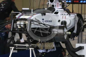 World © Octane Photographic Ltd. Williams Martini Racing, Williams Mercedes FW38 – Valtteri Bottas. Thursday 9th June 2016, F1 Canadian GP Pitlane, Circuit Gilles Villeneuve, Montreal, Canada. Digital Ref :1581LB1D9080