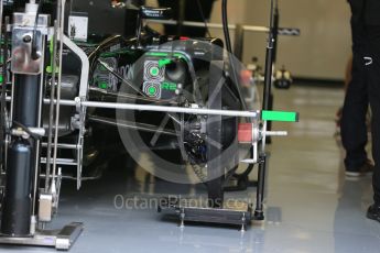 World © Octane Photographic Ltd. McLaren Honda MP4-31 being assembled and set up. Thursday 9th June 2016, F1 Canadian GP Pitlane, Circuit Gilles Villeneuve, Montreal, Canada. Digital Ref :1581LB1D9271