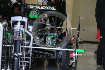 World © Octane Photographic Ltd. McLaren Honda MP4-31 being assembled and set up. Thursday 9th June 2016, F1 Canadian GP Pitlane, Circuit Gilles Villeneuve, Montreal, Canada. Digital Ref :1581LB1D9274