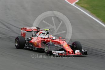 World © Octane Photographic Ltd. Scuderia Ferrari SF16-H – Kimi Raikkonen. Sunday 12th June 2016, F1 Canadian GP Race, Circuit Gilles Villeneuve, Montreal, Canada. Digital Ref :1592LB1D3764