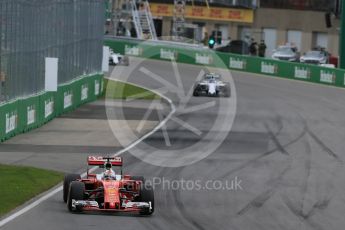 World © Octane Photographic Ltd. Scuderia Ferrari SF16-H – Sebastian Vettel. Sunday 12th June 2016, F1 Canadian GP Race, Circuit Gilles Villeneuve, Montreal, Canada. Digital Ref :1592LB1D4003