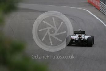 World © Octane Photographic Ltd. Haas F1 Team VF-16 – Romain Grosjean. Friday 10th June 2016, F1 Canadian GP Practice 1, Circuit Gilles Villeneuve, Montreal, Canada. Digital Ref : 1586LB1D0003