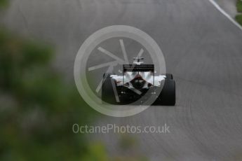 World © Octane Photographic Ltd. Haas F1 Team VF-16 - Esteban Gutierrez. Friday 10th June 2016, F1 Canadian GP Practice 1, Circuit Gilles Villeneuve, Montreal, Canada. Digital Ref : 1586LB1D0015