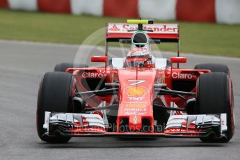 World © Octane Photographic Ltd. Scuderia Ferrari SF16-H – Kimi Raikkonen. Friday 10th June 2016, F1 Canadian GP Practice 1, Circuit Gilles Villeneuve, Montreal, Canada. Digital Ref : 1586LB1D0041