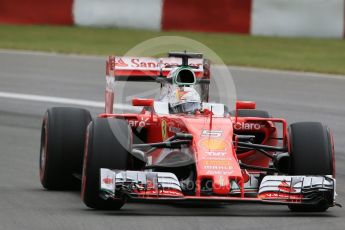 World © Octane Photographic Ltd. Scuderia Ferrari SF16-H – Sebastian Vettel. Friday 10th June 2016, F1 Canadian GP Practice 1, Circuit Gilles Villeneuve, Montreal, Canada. Digital Ref : 1586LB1D0077