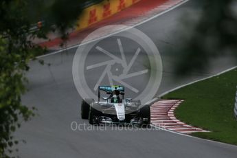 World © Octane Photographic Ltd. Mercedes AMG Petronas W07 Hybrid – Nico Rosberg. Friday 10th June 2016, F1 Canadian GP Practice 1, Circuit Gilles Villeneuve, Montreal, Canada. Digital Ref : 1586LB1D9619