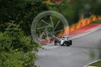 World © Octane Photographic Ltd. Mercedes AMG Petronas W07 Hybrid – Nico Rosberg. Friday 10th June 2016, F1 Canadian GP Practice 1, Circuit Gilles Villeneuve, Montreal, Canada. Digital Ref : 1586LB1D9628