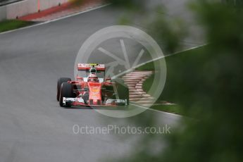 World © Octane Photographic Ltd. Scuderia Ferrari SF16-H – Kimi Raikkonen. Friday 10th June 2016, F1 Canadian GP Practice 1, Circuit Gilles Villeneuve, Montreal, Canada. Digital Ref : 1586LB1D9700