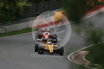 World © Octane Photographic Ltd. Renault Sport F1 Team RS16 - Kevin Magnussen. Friday 10th June 2016, F1 Canadian GP Practice 1, Circuit Gilles Villeneuve, Montreal, Canada. Digital Ref : 1586LB1D9799