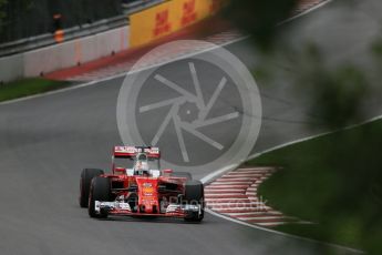 World © Octane Photographic Ltd. Scuderia Ferrari SF16-H – Sebastian Vettel. Friday 10th June 2016, F1 Canadian GP Practice 1, Circuit Gilles Villeneuve, Montreal, Canada. Digital Ref : 1586LB1D9911