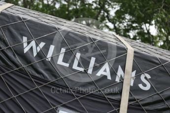World © Octane Photographic Ltd. Williams Martini Racing logo. Friday 10th June 2016, F1 Canadian GP Practice 1, Circuit Gilles Villeneuve, Montreal, Canada. Digital Ref :1586LB5D8998