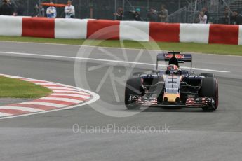 World © Octane Photographic Ltd. Scuderia Toro Rosso STR11 – Daniil Kvyat. Friday 10th June 2016, F1 Canadian GP Practice 1, Circuit Gilles Villeneuve, Montreal, Canada. Digital Ref :1586LB5D9030