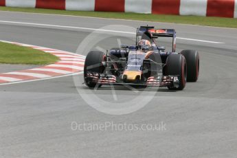 World © Octane Photographic Ltd. Scuderia Toro Rosso STR11 – Daniil Kvyat. Friday 10th June 2016, F1 Canadian GP Practice 1, Circuit Gilles Villeneuve, Montreal, Canada. Digital Ref :1586LB5D9075