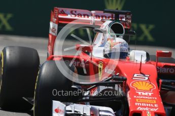 World © Octane Photographic Ltd. Scuderia Ferrari SF16-H – Sebastian Vettel. Friday 10th June 2016, F1 Canadian GP Practice 2, Circuit Gilles Villeneuve, Montreal, Canada. Digital Ref :1587LB1D0275