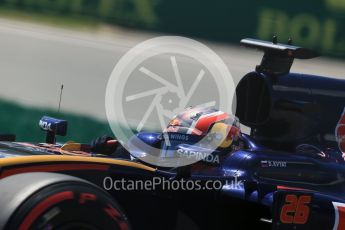 World © Octane Photographic Ltd. Scuderia Toro Rosso STR11 – Daniil Kvyat. Friday 10th June 2016, F1 Canadian GP Practice 2, Circuit Gilles Villeneuve, Montreal, Canada. Digital Ref :1587LB1D0294