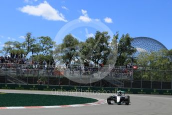 World © Octane Photographic Ltd. Mercedes AMG Petronas W07 Hybrid – Nico Rosberg. Friday 10th June 2016, F1 Canadian GP Practice 2, Circuit Gilles Villeneuve, Montreal, Canada. Digital Ref :1587LB5D9421