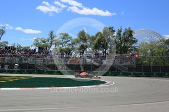 World © Octane Photographic Ltd. Red Bull Racing RB12 – Daniel Ricciardo. Friday 10th June 2016, F1 Canadian GP Practice 2, Circuit Gilles Villeneuve, Montreal, Canada. Digital Ref :1587LB5D9483