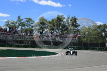 World © Octane Photographic Ltd. Mercedes AMG Petronas W07 Hybrid – Lewis Hamilton. Friday 10th June 2016, F1 Canadian GP Practice 2, Circuit Gilles Villeneuve, Montreal, Canada. Digital Ref :1587LB5D9503