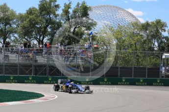 World © Octane Photographic Ltd. Sauber F1 Team C35 – Marcus Ericsson. Friday 10th June 2016, F1 Canadian GP Practice 2, Circuit Gilles Villeneuve, Montreal, Canada. Digital Ref :1587LB5D9675