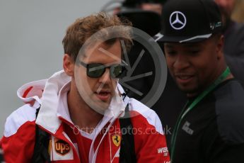World © Octane Photographic Ltd. Scuderia Ferrari – Sebastian Vettel. Saturday 11th June 2016, F1 Canadian GP Paddock, Circuit Gilles Villeneuve, Montreal, Canada. Digital Ref :1584LB1D0856