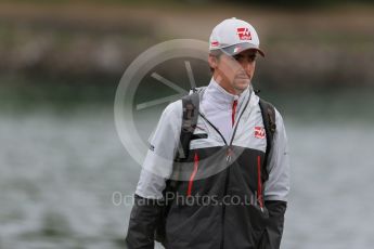 World © Octane Photographic Ltd. Haas F1 Team - Esteban Gutierrez. Saturday 11th June 2016, F1 Canadian GP Paddock, Circuit Gilles Villeneuve, Montreal, Canada. Digital Ref :1584LB1D0878