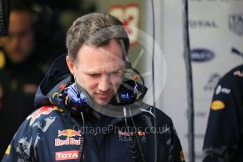 World © Octane Photographic Ltd. Red Bull Racing - Christian Horner. Saturday 11th June 2016, F1 Canadian GP Practice 3, Circuit Gilles Villeneuve, Montreal, Canada. Digital Ref :1588LB1D1030