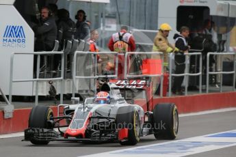 World © Octane Photographic Ltd. Haas F1 Team VF-16 – Romain Grosjean. Saturday 11th June 2016, F1 Canadian GP Practice 3, Circuit Gilles Villeneuve, Montreal, Canada. Digital Ref :1588LB1D1088