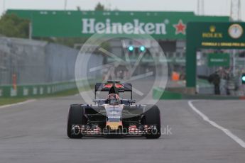 World © Octane Photographic Ltd. Scuderia Toro Rosso STR11 – Daniil Kvyat. Saturday 11th June 2016, F1 Canadian GP Qualifying, Circuit Gilles Villeneuve, Montreal, Canada. Digital Ref :1589LB1D1544