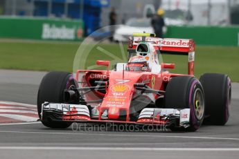 World © Octane Photographic Ltd. Scuderia Ferrari SF16-H – Kimi Raikkonen. Saturday 11th June 2016, F1 Canadian GP Qualifying, Circuit Gilles Villeneuve, Montreal, Canada. Digital Ref :1589LB1D1573