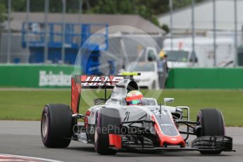 World © Octane Photographic Ltd. Haas F1 Team VF-16 - Esteban Gutierrez. Saturday 11th June 2016, F1 Canadian GP Qualifying, Circuit Gilles Villeneuve, Montreal, Canada. Digital Ref :1589LB1D1590