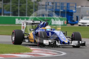 World © Octane Photographic Ltd. Sauber F1 Team C35 – Marcus Ericsson. Saturday 11th June 2016, F1 Canadian GP Qualifying, Circuit Gilles Villeneuve, Montreal, Canada. Digital Ref :1589LB1D1596