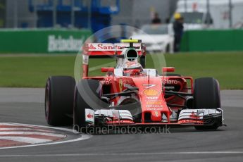 World © Octane Photographic Ltd. Scuderia Ferrari SF16-H – Kimi Raikkonen. Saturday 11th June 2016, F1 Canadian GP Qualifying, Circuit Gilles Villeneuve, Montreal, Canada. Digital Ref : 1589LB1D1706