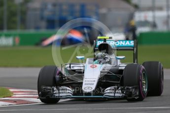 World © Octane Photographic Ltd. Mercedes AMG Petronas W07 Hybrid – Nico Rosberg. Saturday 11th June 2016, F1 Canadian GP Qualifying, Circuit Gilles Villeneuve, Montreal, Canada. Digital Ref :1589LB1D1835